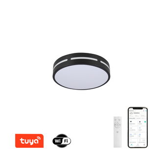 Immax NEO LITE PERFECTO Smart stropní svítidlo kruh 30cm, 24W černé Tuya WiFi Immax NEO LITE PERFECTO Smart stropní svítidlo kruh 30cm, 24W černé Tuya WiFi