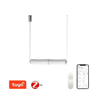 Immax NEO BAMBOOS Smart závěsné svítidlo 90cm 30W bílé Zigbee 3.0 Immax NEO BAMBOOS Smart závěsné svítidlo 90cm 30W bílé Zigbee 3.0