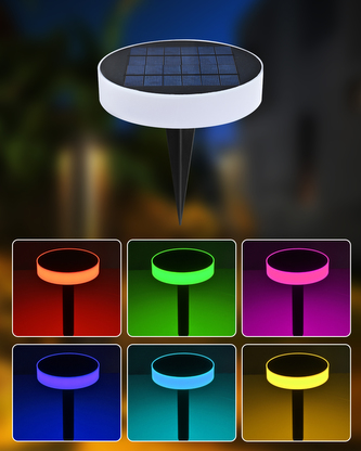 Immax NEO LITE smart solární svítidlo ROUND, RGB, IP65, BT, TUYA,1W Immax NEO LITE smart solární svítidlo ROUND, RGB, IP65, BT, TUYA,1W
