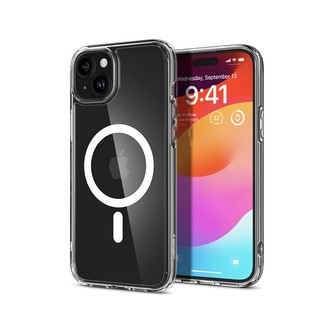 Spigen Ultra Hybrid MagFit kryt iPhone 15 Plus bílý