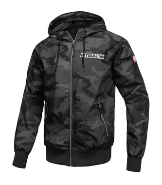 Pánská bunda Pitbull West Coast ATHLETIC Hilltop černý maskáč XL