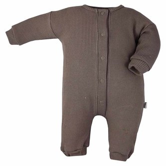 Kojenecký overal Koala Pure brown - velikost 80 (9-12m)