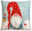 Vánoční polštář s 3D aplikací GNOM VI. 40x40 cm Mybesthome