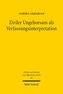 Ziviler Ungehorsam als Verfassungsinterpretation