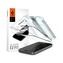 Spigen Glass tR EZ Fit 2 Pack tvrzené sklo iPhone 15 černé