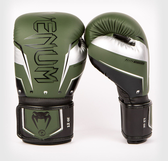 Boxerské rukavice VENUM Elite EVO khaki 12oz