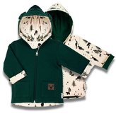 Oboustranná kojenecká mikina s kapucí Nicol Bambi - velikost 74 (6-9m)