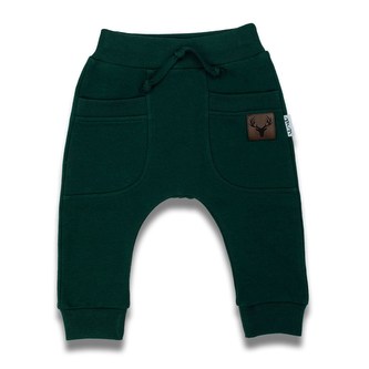 Kojenecké tepláčky Nicol Bambi zelená - velikost 86 (12-18m)