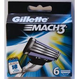 Gillette Mach 3 ( 6 ks ) - Náhradní hlavice pro muže