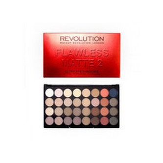 Makeup Revolution Flawless Matte 2 32 Eyeshadow Palette - Ultra paletka 32 očních stínů pro ženy