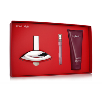 Calvin Klein Euphoria for Women EDP 100 ml + EDP MINI 10 ml + BL 200 ml W