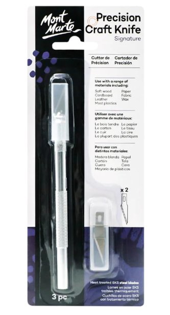 Mont Marte modelářský nůž + 2 čepele, č.0042, blistr