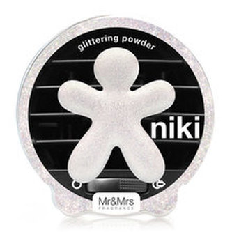 Mr & Mrs Fragrance Niki Glittering Powder ( třpytivý prášek ) - Vůně do auta unisex