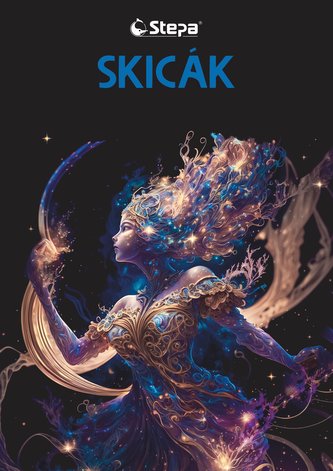 Skicák  A4/20listů černý