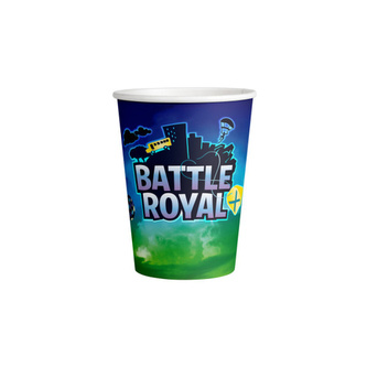 EKO Papírové kelímky Battle Royal 8 ks