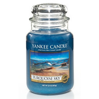 Yankee Candle Turquoise Sky Candle ( tyrkysové nebe ) - Vonná svíčka 623. ml unisex Yankee Candle Turquoise Sky Candle ( tyrkysové nebe ) - Vonná svíčka 623. ml unisex