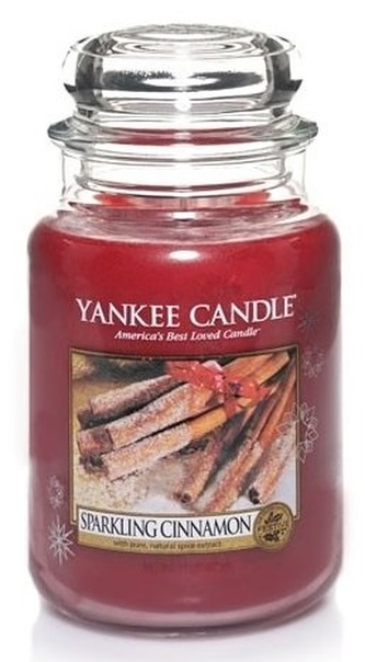 Yankee Candle Sparkling Cinnamon Candle ( třpytivá skořice ) - Vonná svíčka 623. ml unisex