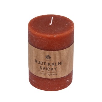 ARÔME Rustikální svíčka 60x80 mm, hnědá