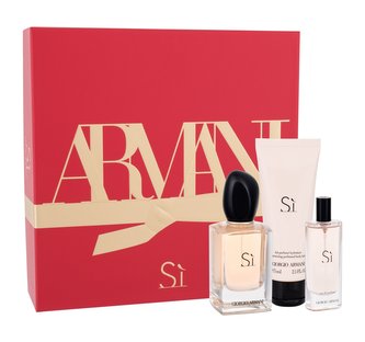 Giorgio Armani Si parfémovaná voda 50 ml + parfémovaná voda 15 ml + tělové mléko 75 ml