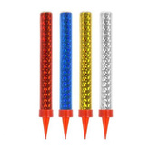 Dortové fontánky barevné 12 cm - 4 ks