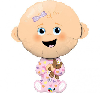 Foliový balonek holčička 96 cm