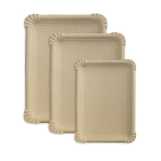 Papírový tácek KRAFT 16 x 23 cm - 100 ks