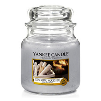 Yankee Candle Crackling Wood Fire Candle ( praskající dřevo v ohni ) - Vonná svíčka 104. ml unisex