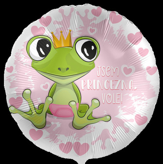 Foliový balonek Jsem Princezna vole CZ - 43cm