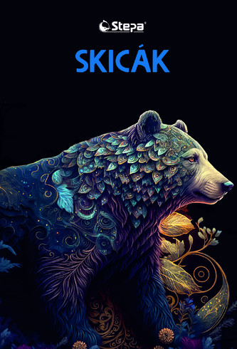 Skicák  A3/20listů černý