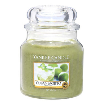 Yankee Candle Cuban Mojito Candle ( kubánské mochito ) - Vonná svíčka 411. ml unisex Yankee Candle Cuban Mojito Candle ( kubánské mochito ) - Vonná svíčka 411. ml unisex