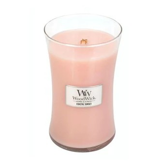 Woodwick Coastal Sunset Váza ( západ slnka na pobreží ) - Vonná sviečka 609. ml unisex