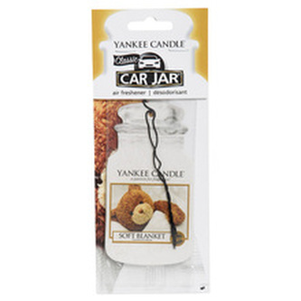Yankee Candle Soft Blanket Classic Car Jar ( měkká deka ) - Papírová visačka do auta unisex