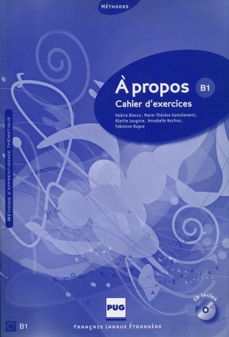 A propos B1 Cahier d'exercices + CD