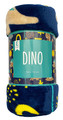 Dětská deka z mikrovlákna DINO modrá 130x170 cm