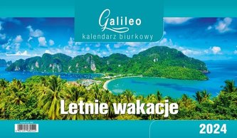 Kalendarz 2024 Biurkowy Galileo Letnie Wakacje