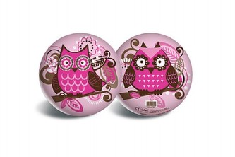 Míč Sovy růžový průměr 23cm