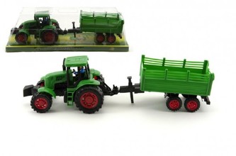 Traktor s vlekem plast 40 cm na setrvačník
