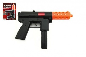 Pistole/Samopal na kapsle 8 ran plast 23cm na kartě