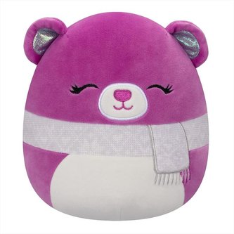 Squishmallows Medvěd se šálou Crisanta 20 cm
