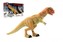 Dinosaurus chodící plast 45cm na baterie se světlem a zvukem v krabici 51x31x12cm
