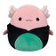 SQUISHMALLOWS Axolotl v kostýmu černé kočky - Archie