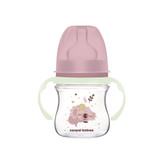 Canpol babies Antikoliková lahev EasyStart SLEEPY KOALA 120ml růžová