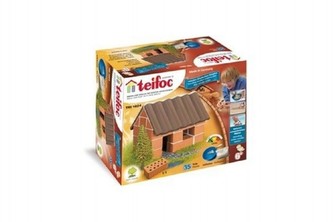 Stavebnica Teifoc Malý domček 35ks v krabici 18x15x8cm