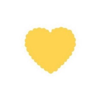 Dziurkacz ozdobny 2,5cm serce falbanka