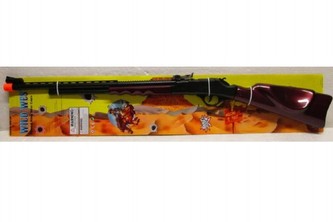 Puška/pistole kapslovka kovbojská plast 84cm na kartě