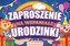 Zaproszenie Urodziny (10szt)