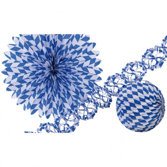 Papírová dekorace Oktoberfest 3 ks