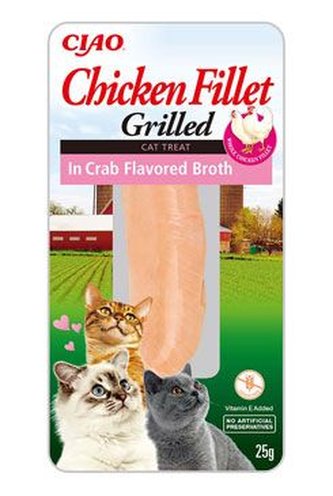 Churu Cat Chicken Fillet in Crab Flavored Broth 25g Churu Cat Chicken Fillet in Crab Flavored Broth 25g
