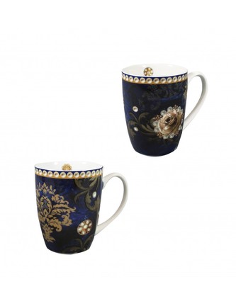 Sada 2 hrnků 350 ml Danubio Blu BRANDANI