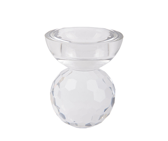 Skleněný svícen Crystal Bowl 8,5 cm S Present Time